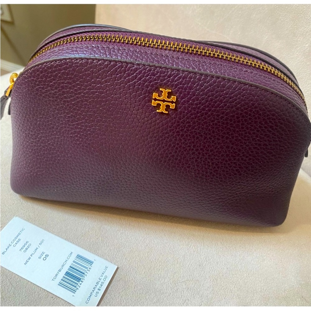 New Tory Burch Blake cosmetic case